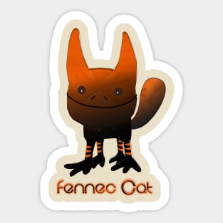 FennecCat Sticker